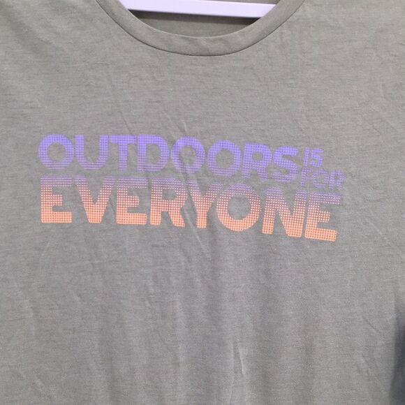 Columbia Green Outdoors is for Everyone Fitted Short Sleeve Tee Medium - Picture 2 of 7